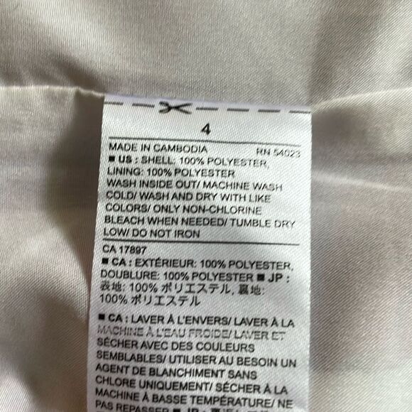 Banana Republic Womens Vibrant Flower Print Maroon White Sleeveless Dress Sz 4 - Picture 9 of 9